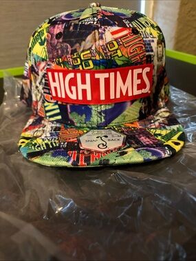 HIGH TIMES Multicolor Snapback Hat Grassroots small medium
